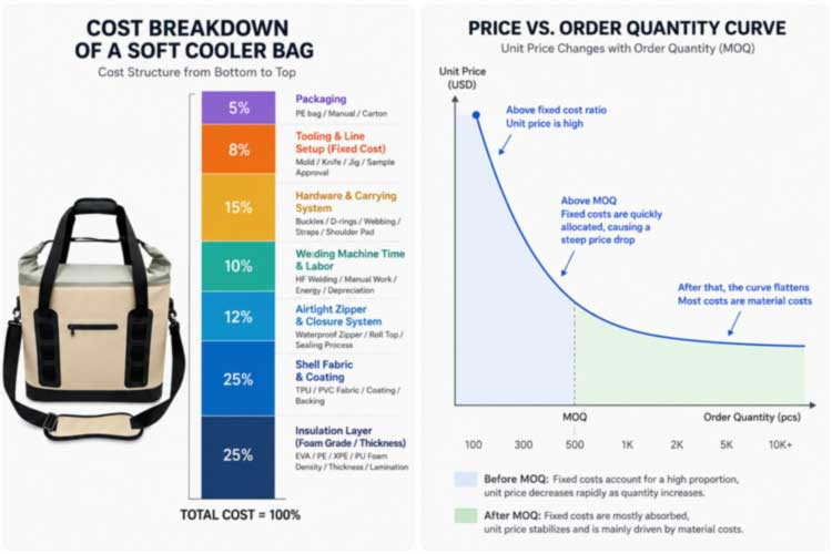 Lupum Cooler Backpack Fabrica: Mole Pricing & MALITIA Termini