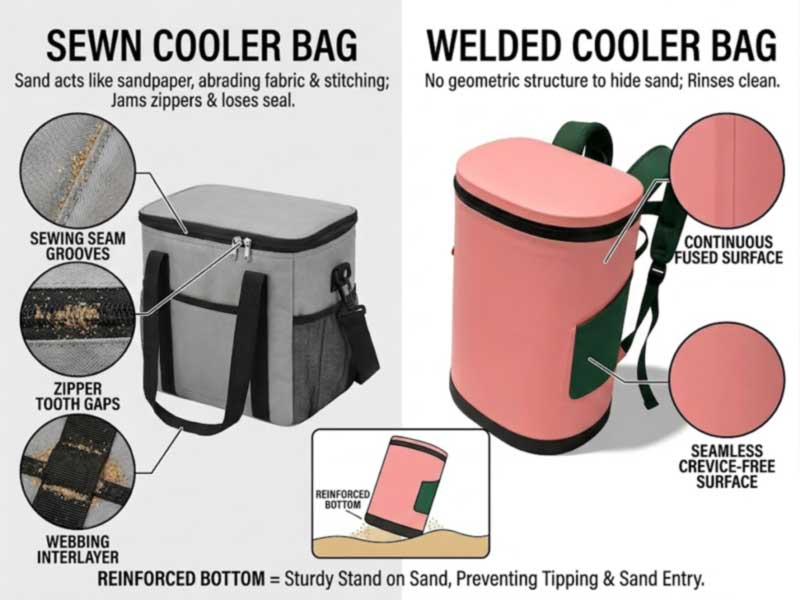 IMPERVIUS Beach Cooler Backpacks: Sand-Probatur, sol-Ready IMPERVIUS Beach Cooler Backpacks: Sand-Probatur, sol-Ready