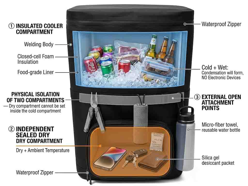 REMIGIUM Cooler Backpacks: PRAECLUSIO siccum quod duplicat in Cooler REMIGIUM Cooler Backpacks: PRAECLUSIO siccum quod duplicat in Cooler