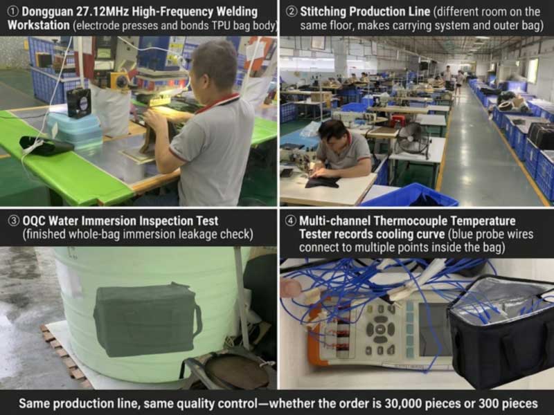 Quod Factory molles Coolers ad Top Outdoor faces