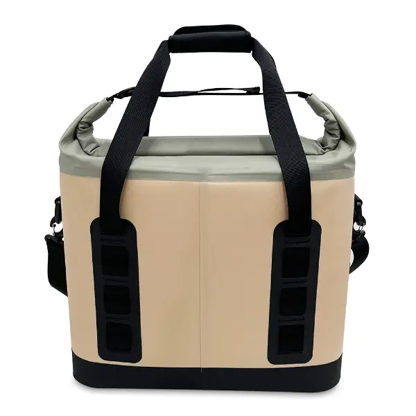 Leakproof Roll-Top Soft Cooler cum IMPERVIUS Zip Pocket et Bottle Opener